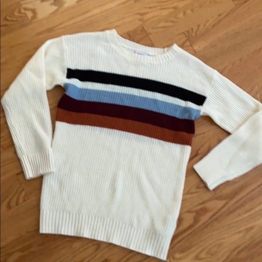 054 Mariah Striped Sweater View 4